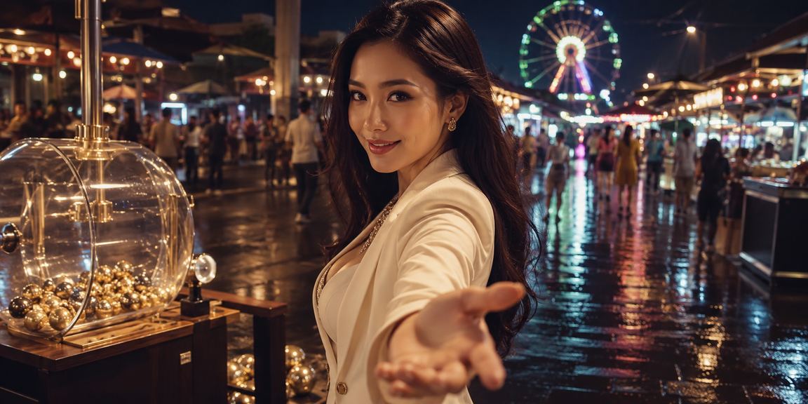 Người dùng tại Phú Quốc cầm điện thoại theo dõi kết quả xổ số và cá cược trực tuyến bên bờ biển